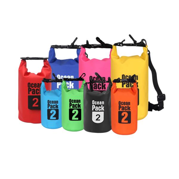 BOLSO APRUEBA DE AGUA 2L SURTIDO COLORES AZUL