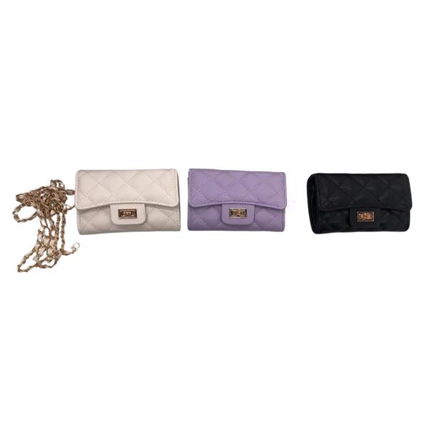 BILLETERA PARA DAMA  MODELO C377-2 MORADO