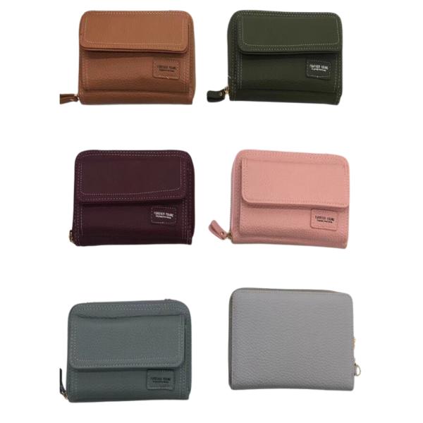 BILLETERA PARA DAMA  MODELO C262-1H ROSADO