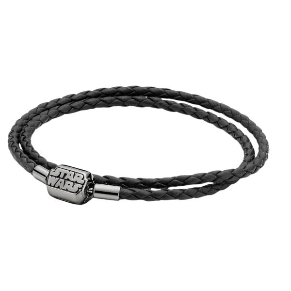 BRAZALETE CUERO DOBLE PANDORA NEGRO
