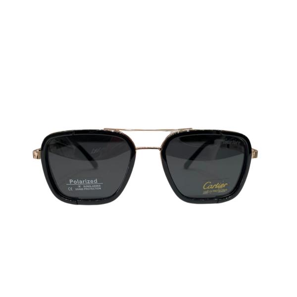 LENTES DE SOL  CARTIER CA907 1.1 NEGRO/DORADO