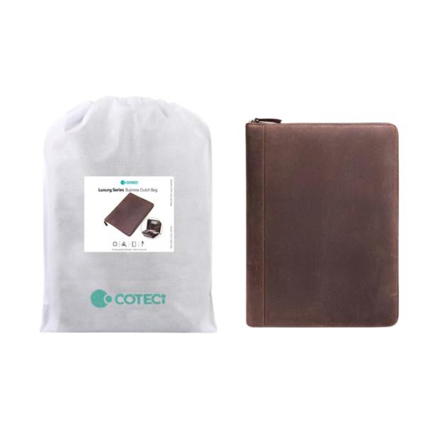 BOLSO DE MANO PARA DOCUMENTOS MODELO 14056 COTECI CAFE