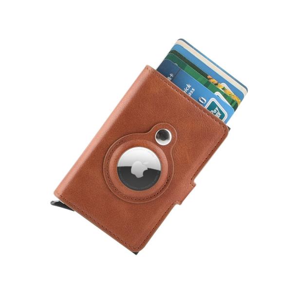 TARJETERO CON COMPATIMENTO PARA LOCALIZADOR MODELO 86010 COTECI MARRON