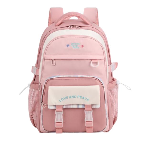 BOLSO ESCOLAR  MODELO BN2005 AOKING ROSADO