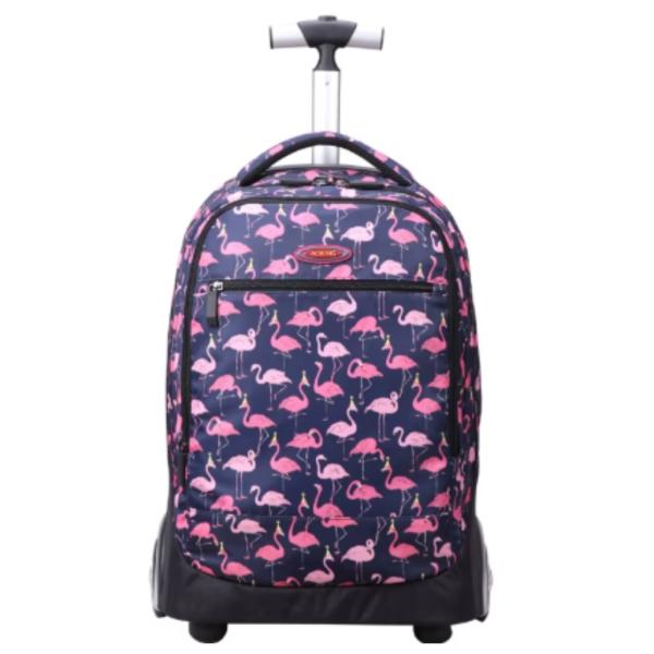 BOLSO CON RUEDAS CON DISE&Ntilde;O  MODELO SLN88036-8 AOKING AZUL