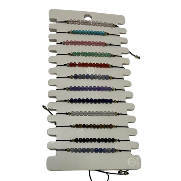 PULSERA DE HILO DISE&Ntilde;O BOLITAS DE COLOR MODELO HN1618