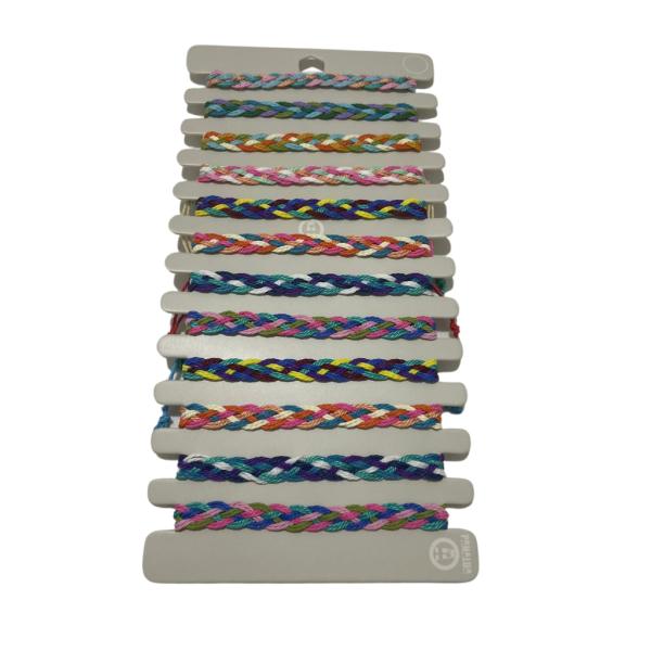PULSERA DE HILO DISE&Ntilde;O TRENZADO MODELO HN1525