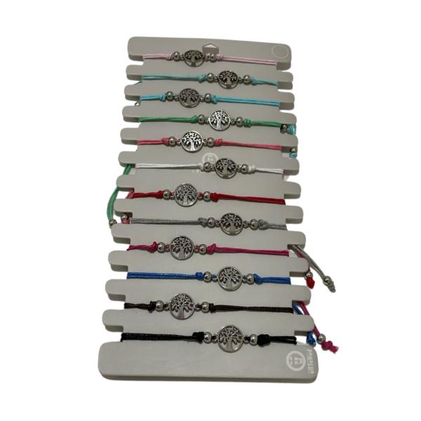 PULSERA DE HILO DISE&Ntilde;O ARBOL DE LA VIDA MODELO HN0163
