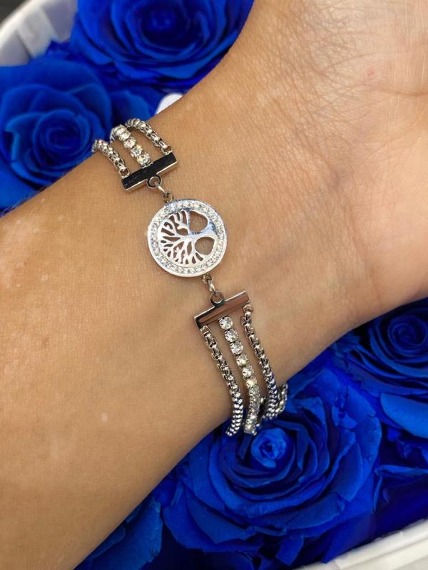 PULSERA PLATEADA MODELO T000800797