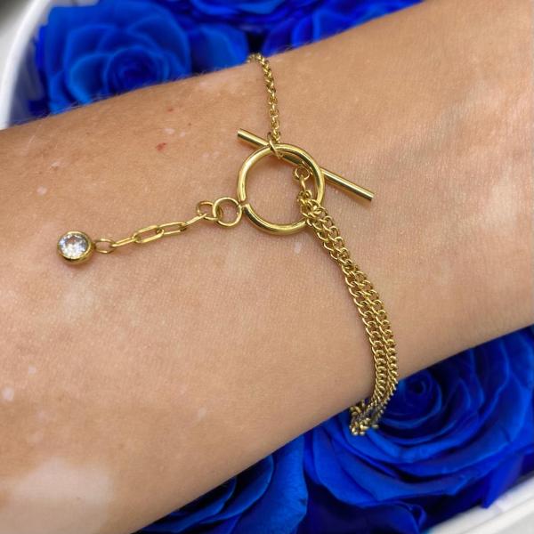 PULSERA DORADA MODELO T000684268