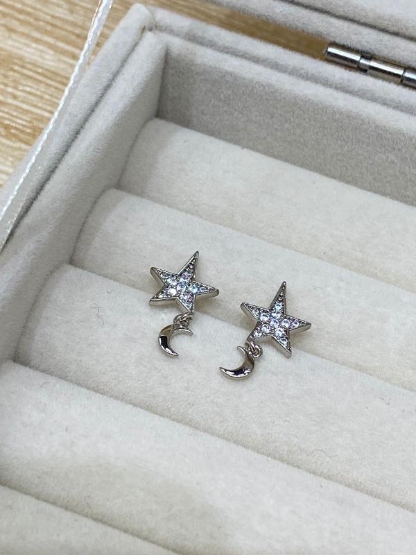 ARGOLLA PLATEADA DISE&Ntilde;O ESTRELLA/LUNA MODELO S00074601