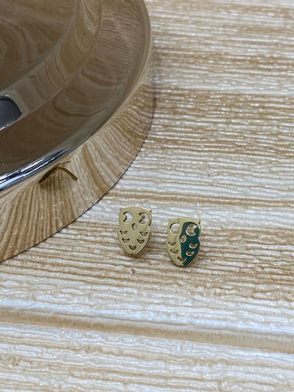 ARETES DORADOS DISE&Ntilde;O BUHO MODELO X000795033
