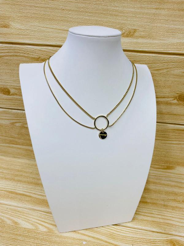 COLLAR DORADO DOBLE  MODELO T000822883