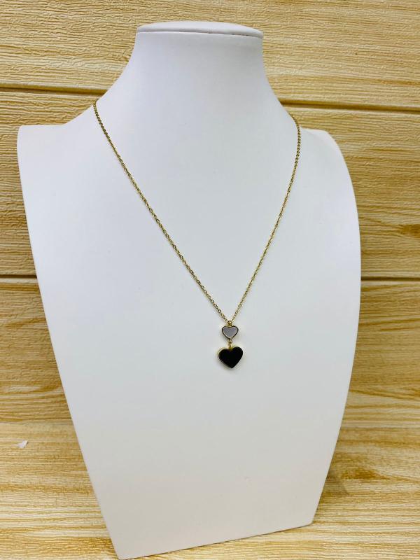 COLLAR DORADO DISE&Ntilde;O CORAZONES MODELO T000951657