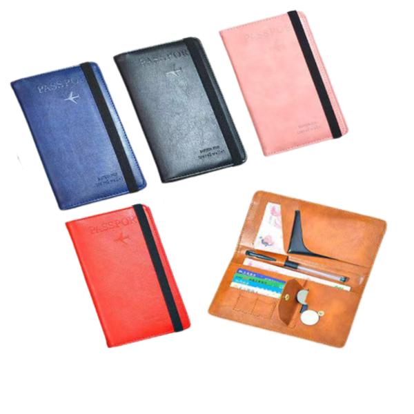 PORTA PASAPORTE  MODELO C361-1 AZUL
