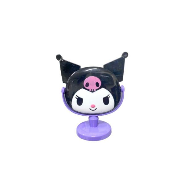 ESPEJO DISE&Ntilde;O KUROMI 0076 LILA/NEGRO
