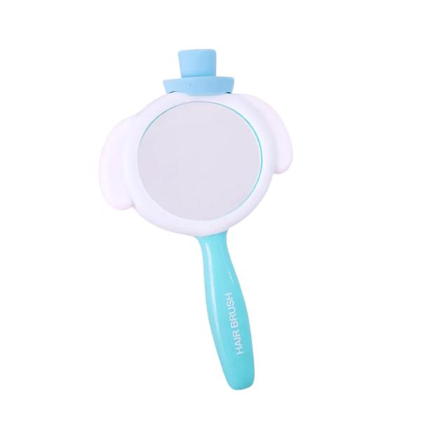 ESPEJO CON CEPILLO PARA CABELLO DISE&Ntilde;O KITTY CELESTE/CINNAMOROLL