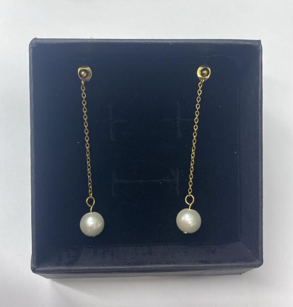 ARETES DORADOS DISE&Ntilde;O CADENITA MODELO T000929438