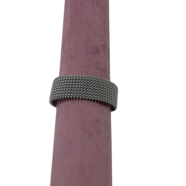 PULSERA  DE ACERO DISE&Ntilde;O PLATEADO