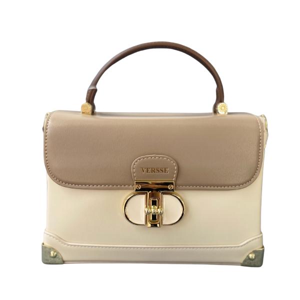 BOLSO PARA DAMA MODELO 808 VERSSE CREMA/BEIGE