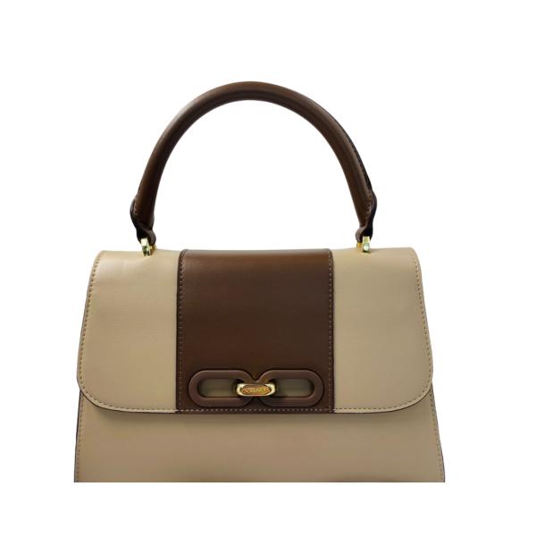 BOLSO PARA DAMA MODELO 1138 VERSSE BEIGE/CAFE