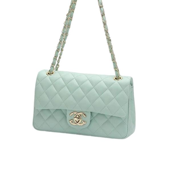 BOLSO CRUZADO CHANEL MODELO G102 MENTA