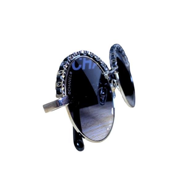 LENTES DE SOL CHANEL  R.E NEGRO DIFUMINADO