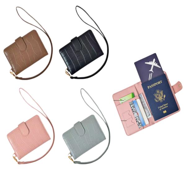 PORTA PASAPORTE  MODELO C557-001 NEGRO