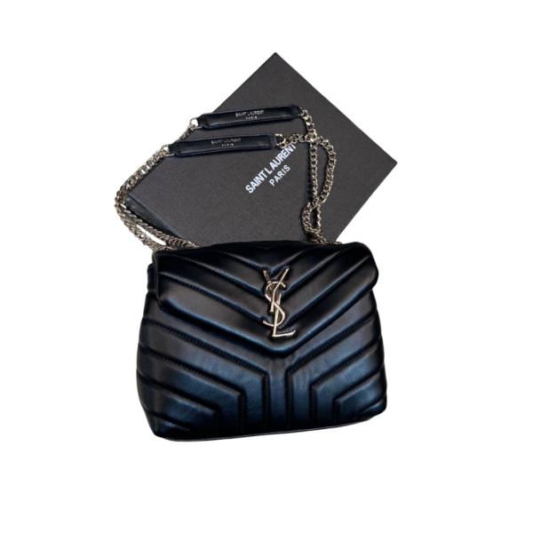 BOLSO   YVES SAINT LAURENT NEGRO/PLATEADO