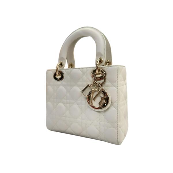 BOLSO MANO DIOR BLANCO