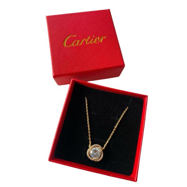 COLLAR CARTIER DISE&Ntilde;O PERLA DORADO
