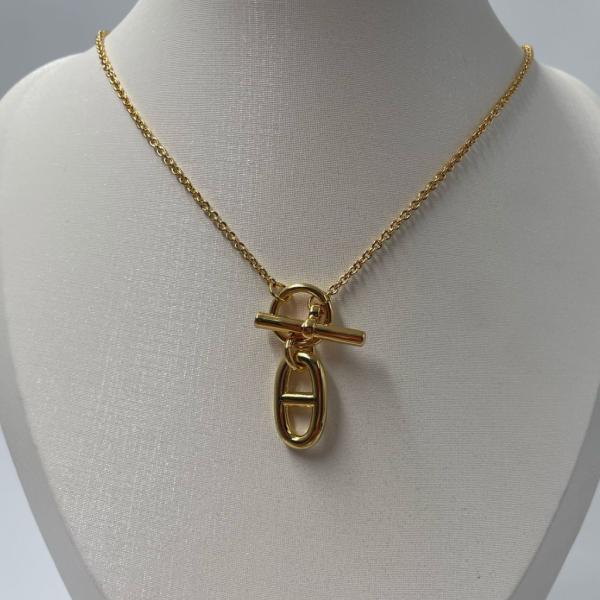 COLLAR HERMES DORADO
