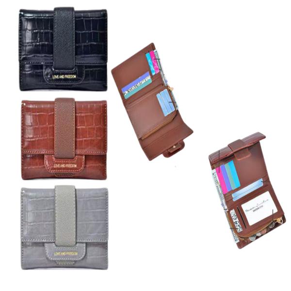 BILLETERA PARA DAMA  MODELO C583-001 GRIS