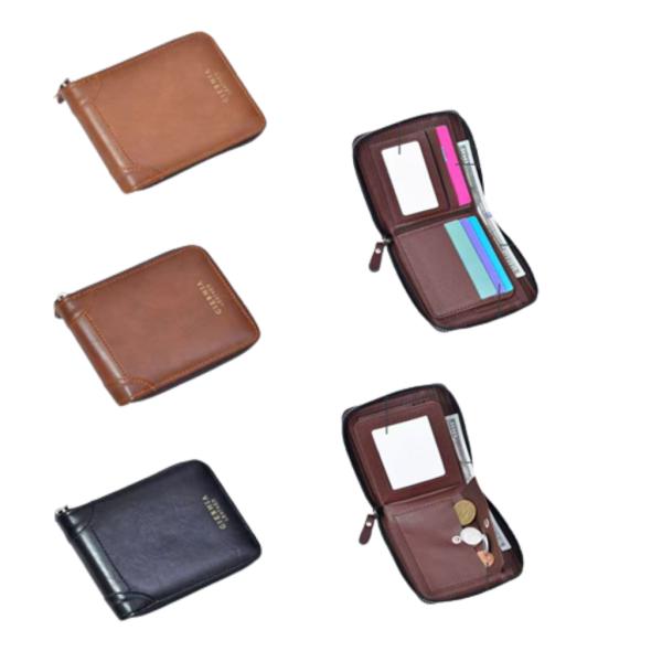 BILLETERA CABALLERO  MODELO N8013-003 CAFE CLARO