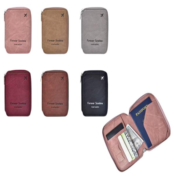 PORTA PASAPORTE  MODELO C532-001 GRIS