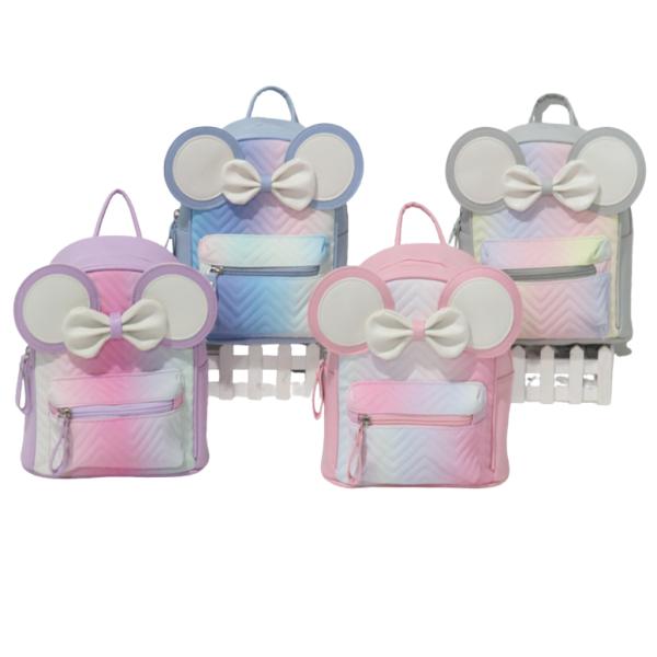 BOLSO INFANTIL  CON DISE&Ntilde;O OREJITAS MODELO 8226-752B GRIS
