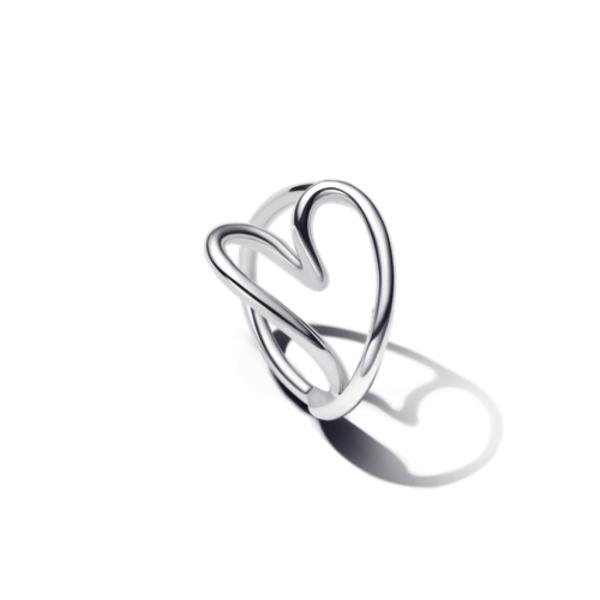 ANILLO CORAZON FORMA ORGANICA PANDORA