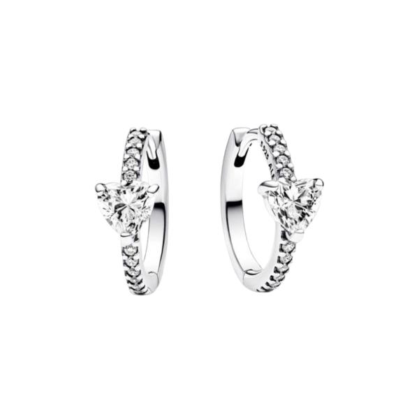 ARETES  CORAZON BRILLANTE PANDORA