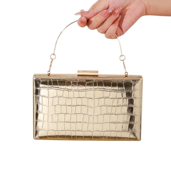 BOLSO DE MANO ZB253-2 ORO