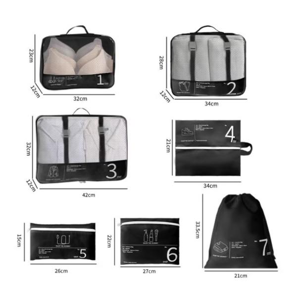 ORGANIZADOR DE EQUIPAJE MODELO BB41 NEGRO