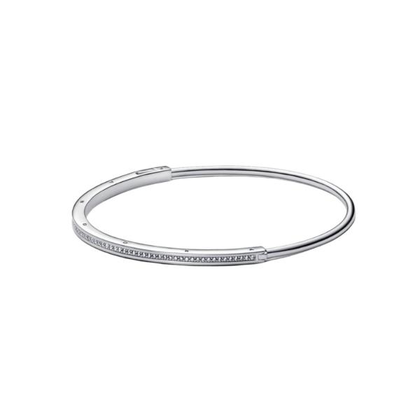 PULSERA RIGIDA I-D SIGNATURE PAVE PANDORA B01