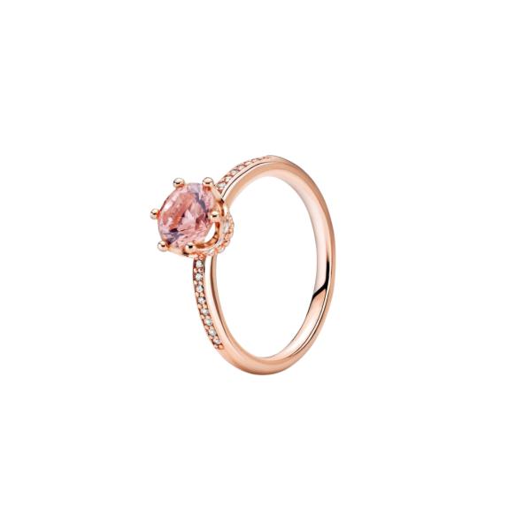 ANILLO CORONA ROSA PANDORA