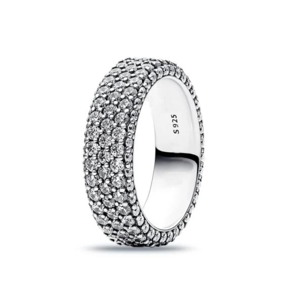 ANILLO TRIPLE PAVE PANDORA