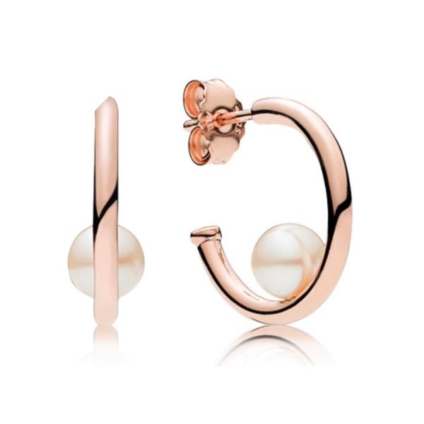 ARETES ROSE PERLA