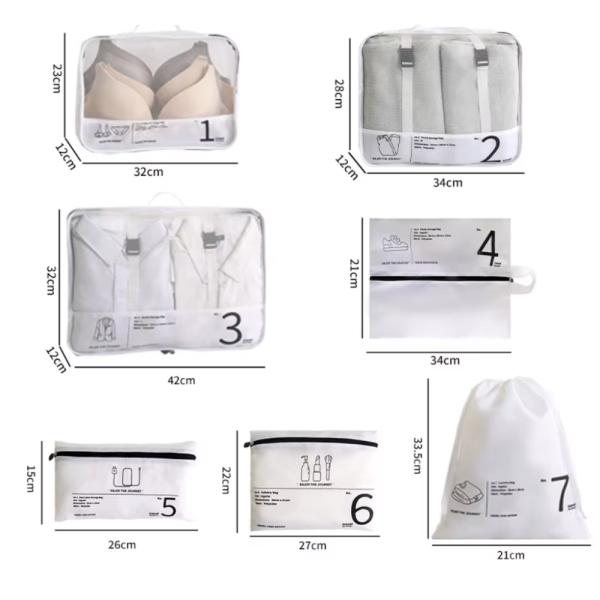 ORGANIZADOR DE EQUIPAJE MODELO BB41 GRIS
