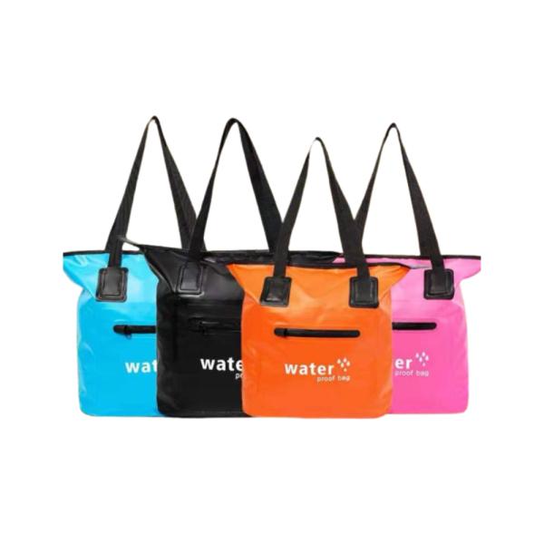BOLSO DE HOMBRO IMPERMEABLE  SURTIDO COLORES AZUL