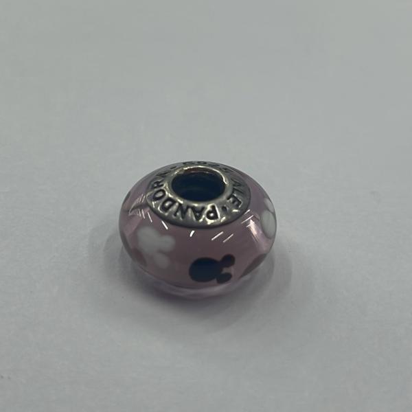 CHARM MURANO GLASS MICKEY ROSA PANDORA  CH01