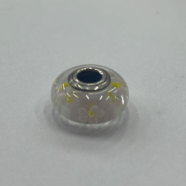 CHARM MURANO GLASS FLORES MARGARITAS PANDORA  CH01