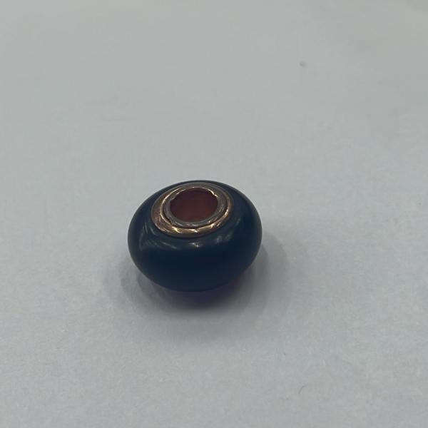 CHARM MURANO GLASS NEGRO/BRONCE PANDORA  CH01