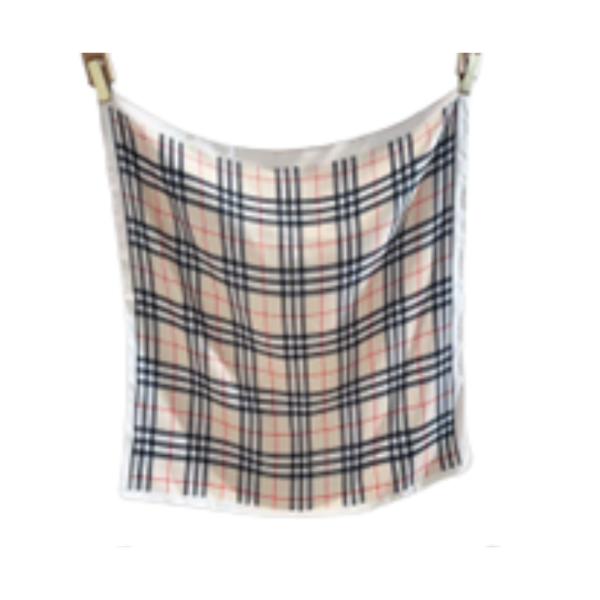 BANDANA CON ESTAMPADO MARCA BURBERRY BEIGE
